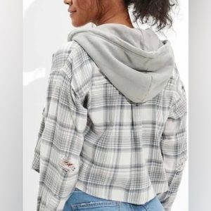 American eagle flannel sweater